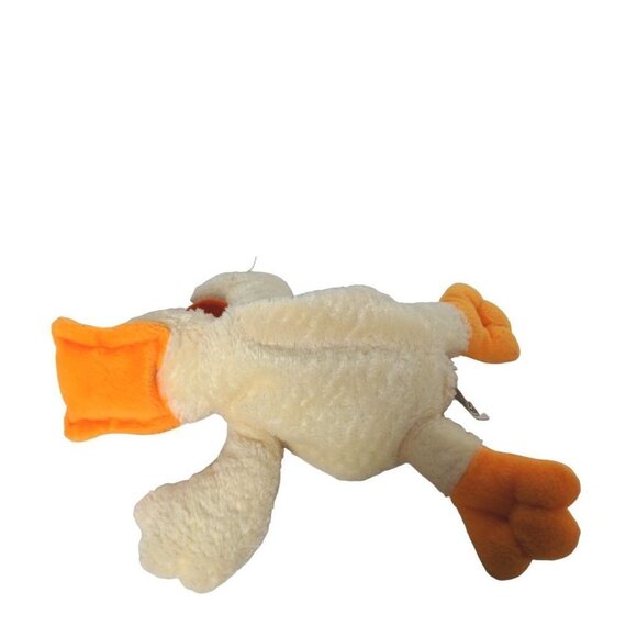 Fiesta Yellow Lying Duck Orange Cap Worlds of Fun Plush Stuffed Animal 12" - Picture 6 of 8